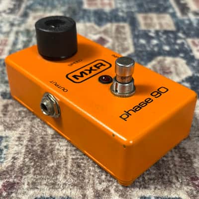 1981 MXR Phase 90 Vintage Block Logo Phaser Guitar Effect Pedal W/ LED & Power Jack! image 3