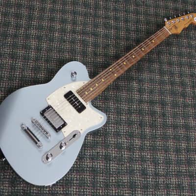 2021 Reverend Double Agent OG Metallic Silver Freeze! w/case image 9
