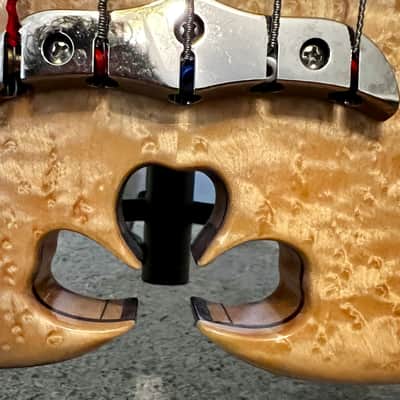 Alembic MKLB5 Mark King Signature Deluxe 5 String Bass Maple Trifecta 2013 w/OHSC image 5