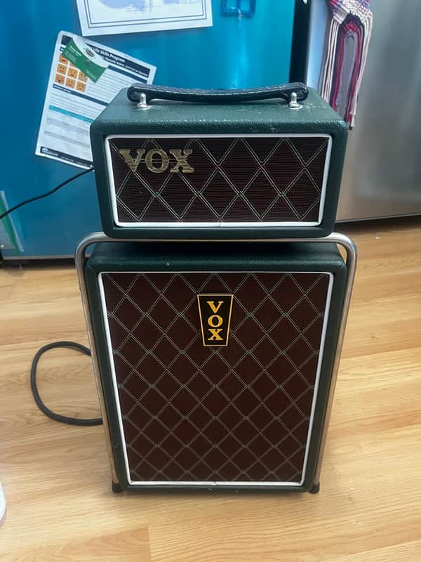 Vox MSB25 Mini Superbeetle 25-Watt 1x10" Mini Guitar Amp Stack 2019 - Present - British Racing Green image 1