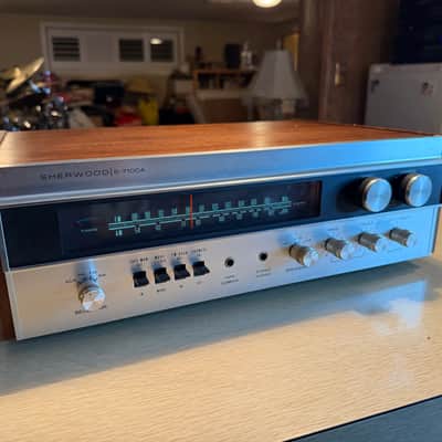 Sherwood S‑7100A Receiver Beauty Face, Tested & Cleaned Sounds Great Very Rare🔥 image 4