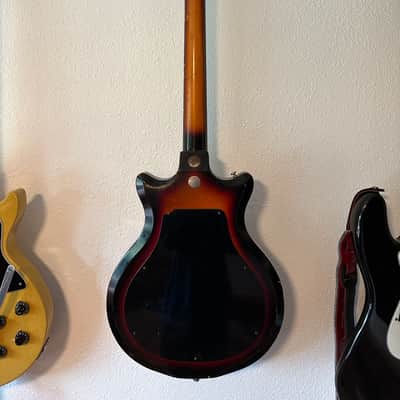 1960's Airline Sunburst Pocket Bass image 3