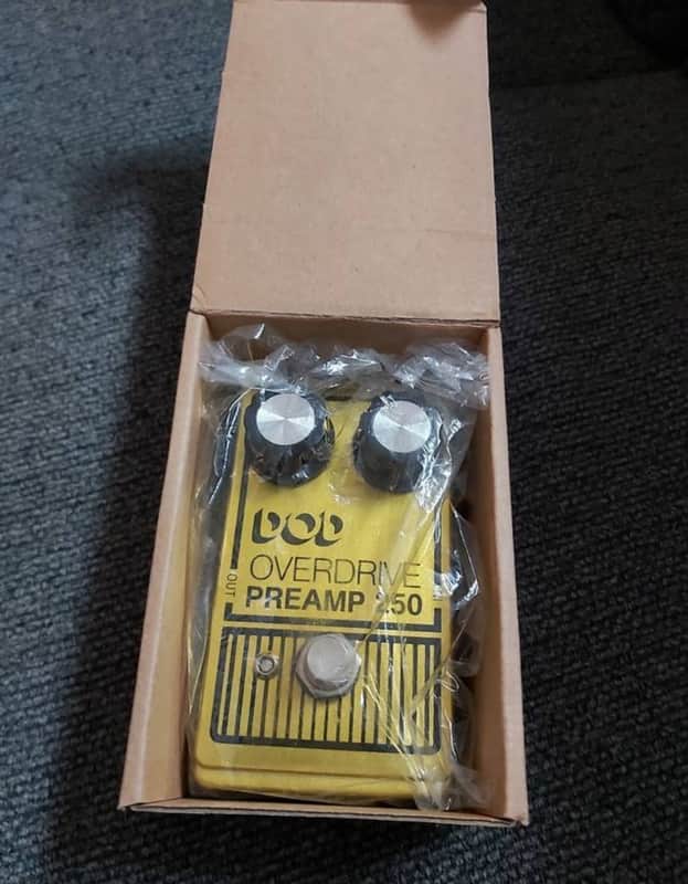 DOD Overdrive Preamp 250 Reissue 1995 - Present - Yellow image 1