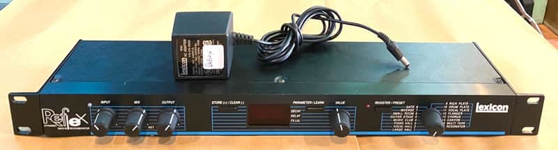 Lexicon Reflex Dynamic MIDI Reverberator 1990s - Black image 1