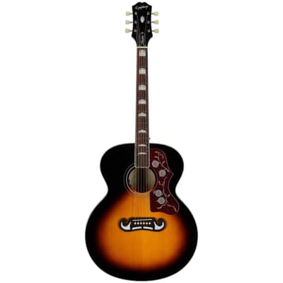 Epiphone J-200 Studio, Vintage Sunburst, with Gig Bag image 4