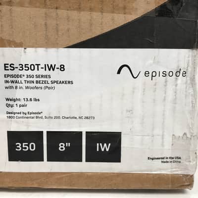 Episode ES-350T-IW-8 Ceiling Speaker Pair New image 3