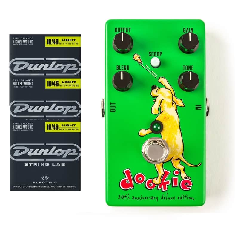 MXR DD30 Green Day Dookie Drive 30th Anniv Dlx Ed (w/3 Free Sets of Dunlop Strings) image 1