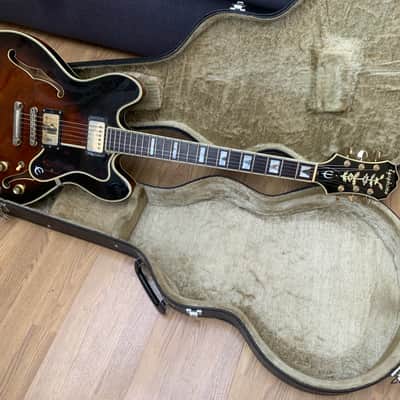 Epiphone Sheraton 1983 Sunburst Japan Oasis OHSC Case image 3