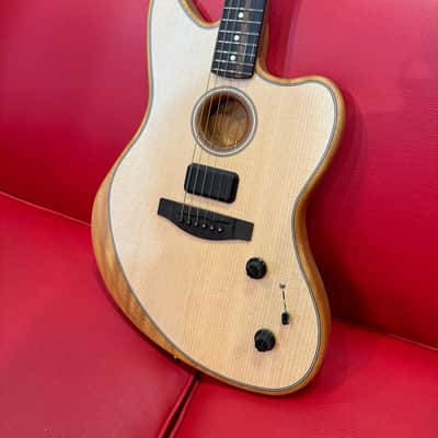 Fender American Acoustasonic Jazzmaster 2021 - Present - Natural image 5