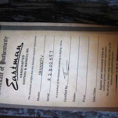 EASTMAN "SB55 Double Cut Truetone Vintage Red" HARDCASE, 2, 94 KG image 16