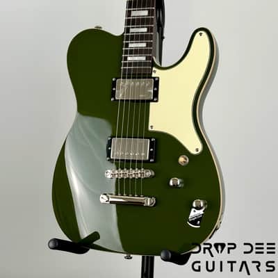 Schecter Diamond Series Jack Fowler PT Electric Guitar - Drab Green image 4