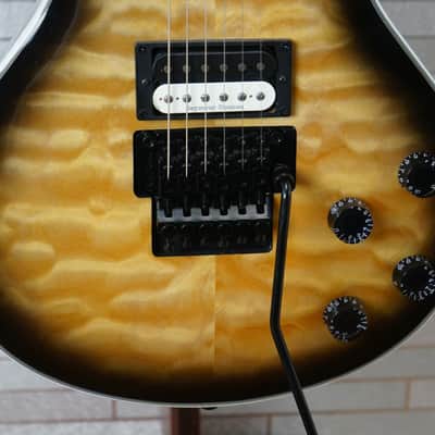 Dean Dean Thoroughbred Select Floyd Quilted Maple - Natural Black Burst image 6