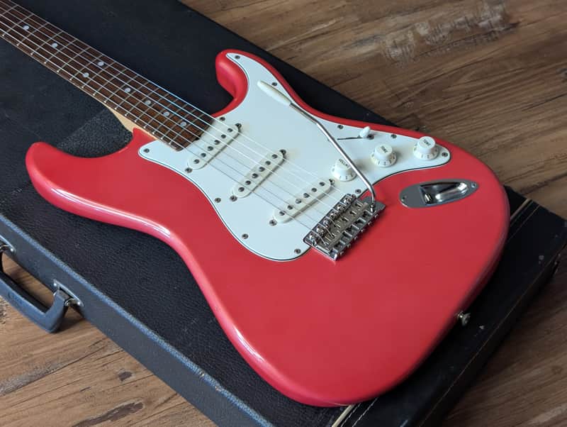 1984 Tokai Goldstar Sound TST-55 Electric Guitar Vintage RARE Pearl Pink Metallic All Original image 1