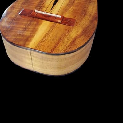 Solid Live Edge Koa Pineapple Concert Ukulele (SCJ - Jazz Hat # 145) image 4