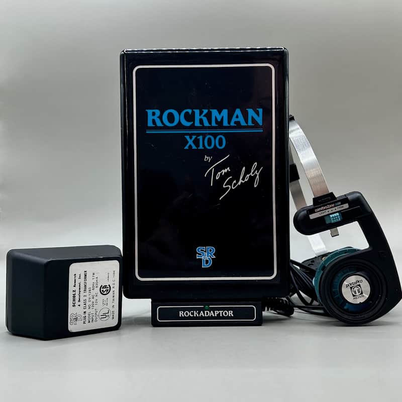 SR&D Rockman X100 Pocket Amplifier 1984 - 1994 - Power Supply & Battery Cover image 1