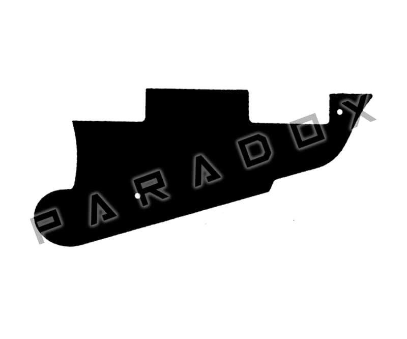Custom Pickguard For 2010 - 2024 Made in America D 'Angelico Premier DC Semi-Hollow Double Cutaway - Solid Matte Black .090" image 1