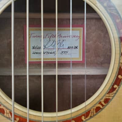2000 Taylor 25th Anniversary Dreadnought image 4