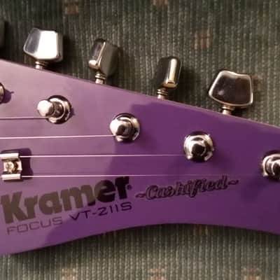 ~Cashified~ Kramer Strat-Style Purple Rock 'n' Roller image 2