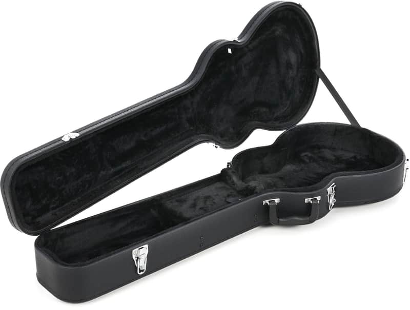 Gretsch Hardshell Case with Side Handle for Easy Carrying, Compatible with Jet Bass and Baritone Electric Guitars (Black) image 1