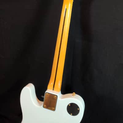 Back in Stock: The Iconic Olympic White Telecaster Deluxe with Double Humbuckers - Professionally Set Up for Unparalleled Sound" image 6
