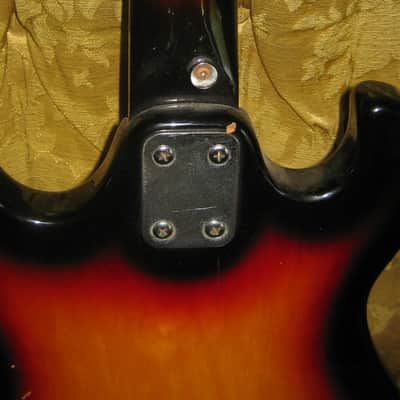Schafer/TeiscoSchafer/Teisco Vintage Starburst Bass RARE Vintage Starburst Bass RARE image 5
