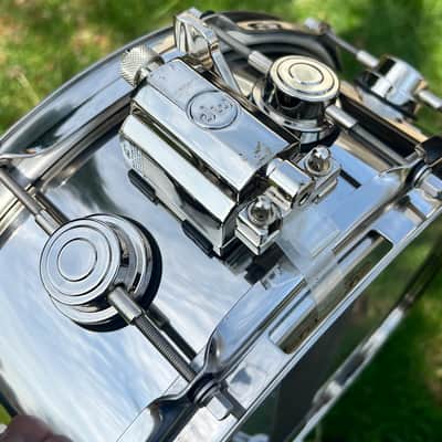 DW Collector's Series Stainless Steel 5.5x14" Snare Drum w/ Nickel Hardware image 13