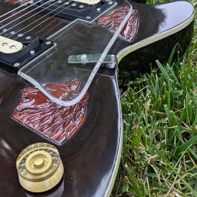 The "Imperial" Custom: Hand-Carved Braganza Single-Cut Electric Guitar. One-of-a-Kind image 6