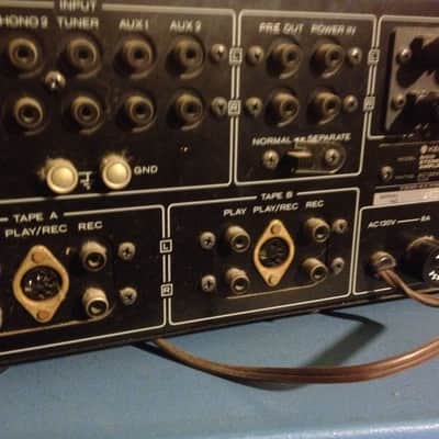 Kenwood Supre Model 600 Matched w Model 600T Tuner Vintage Flagship Audiophile 1975 Silver image 4