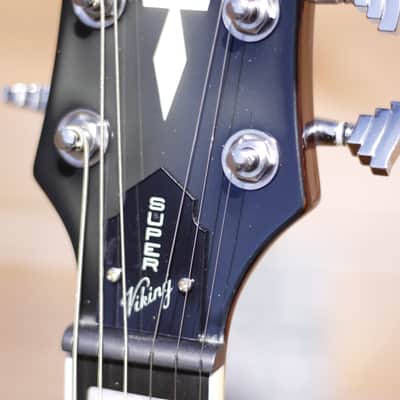 Hagstrom Super Viking - Transparent Brown York Signature image 9