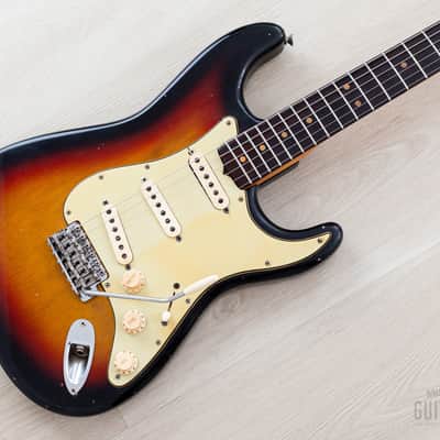 1963 Fender Stratocaster Korina Pre-CBS Vintage Guitar Sunburst w/ Case
