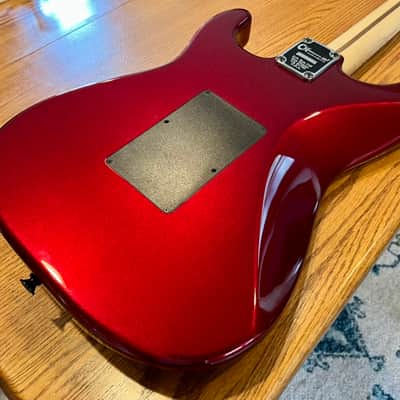 2013 Charvel Pro-Mod So-Cal Style 1 HH FR M Electric Guitar Maple Fingerboard Quarter Sawn Maple Neck Candy Apple Red Floyd Rose Seymour Duncan MIM Mexico Superstrat Super Low First Year Serial Number (CM000501) San Dimas image 11