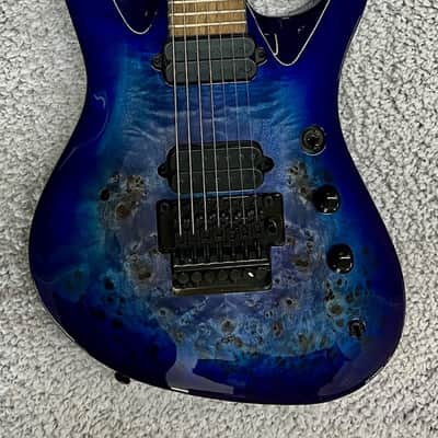 Jackson Pro Series Signature Chris Broderick Soloist 7P, Transparent Blue image 3