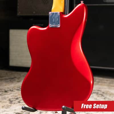 Fender Vintera III Mid '60s Jazzmaster Electric Guitar - Candy Apple Red with Gig Bag image 2