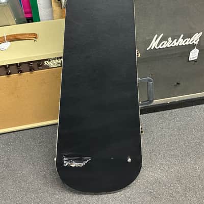 Reverend Charger 290 with Roasted Maple Fretboard in Midnight Black with Black Pickguard w/ Two Tone Case image 13