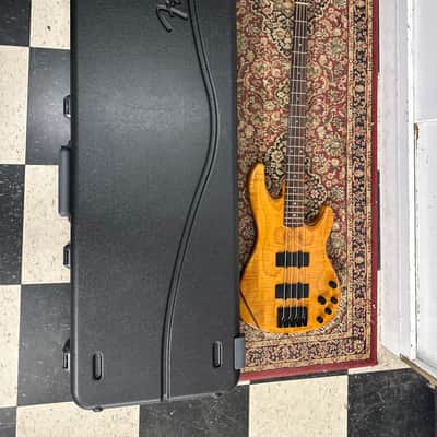 Fender American Deluxe Zone Bass 2001 - 2006 - Amber image 2