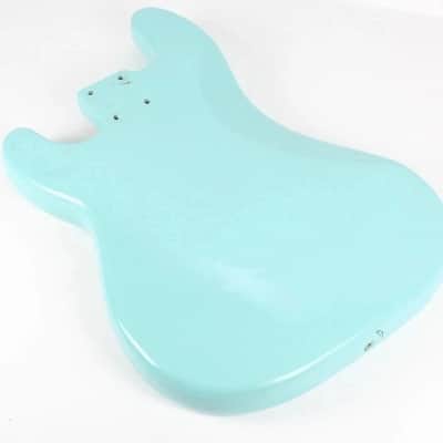 1976 Fender Precision Bass BODY Seafoam Green/Blue ~PRO Re-Fin~ Early-CBS USA 1970s image 7