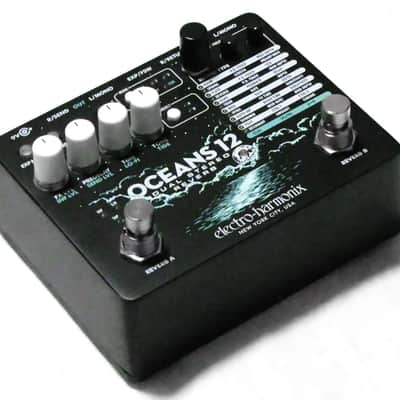 Used Electro-Harmonix EHX Oceans 12 Dual Stereo Reverb Guitar Effects Pedal image 3