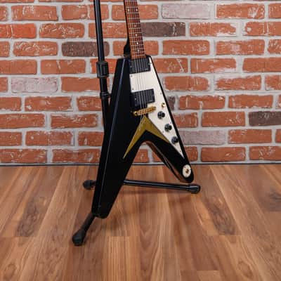 Gibson Custom Shop 58 Reissue Flying V-M Ebony 2008 w/OHSC (Mods) image 3