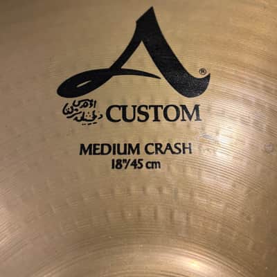Zildjian 18” A Custom Medium Crash Cymbal 1724g image 2
