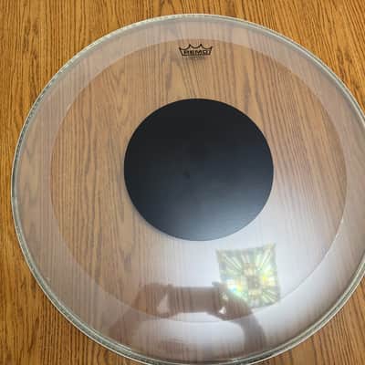 (4) 24” Remo Bass Drum Heads PS3 Black Dot Ebony Ambassador image 6
