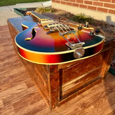 Vintage Univox Custom Coily 330 Style Short Scale Bass Sunburst MIJ image 12