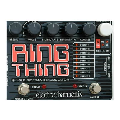 Electro Harmonix Ring Thing Single Sideband Modulator with Blend Knob, Wave Knob, Filter Rate Knob, Fine/Depth Knob, and Coarse Knob image 3
