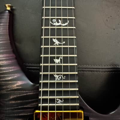 PRS Limited Edition Herman Li Signature Chleo 2025 - Present Charcoal Purple Burst image 5