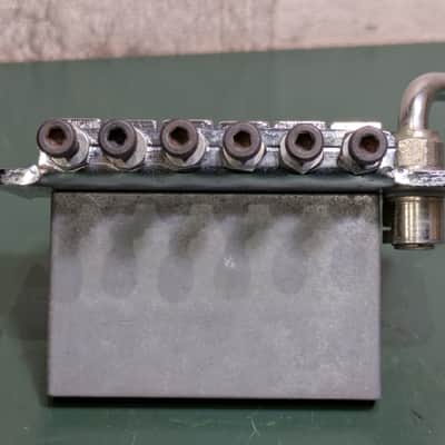 Vintage Floyd Rose FRT-2 Fernandes Headbanker 80's Chrome image 8