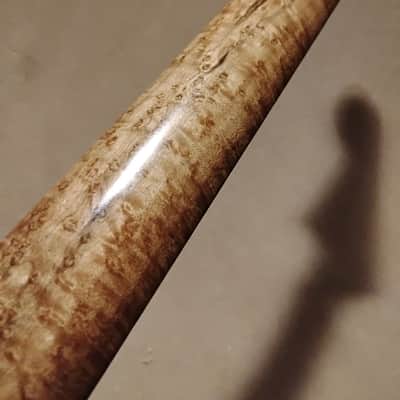 EXHIBITION GRADE BIRDSEYE MAPLE STRAT GUITAR NECK FITS FENDER & WARMOTH image 10
