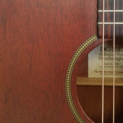 Martin DC15-E Acoustic Electric Mahogany w/ Hard Case image 4