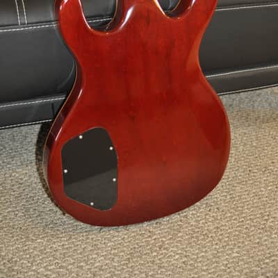 Luman Double Cutaway Vintage Amber image 14