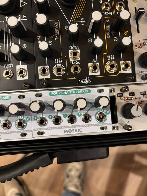 Mosaic 1u Four Channel Mixer - White image 1
