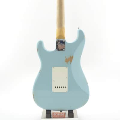Fender Custom Shop  1962 Stratocaster Relic - FADB - Faded/Aged Daphne Blue image 13