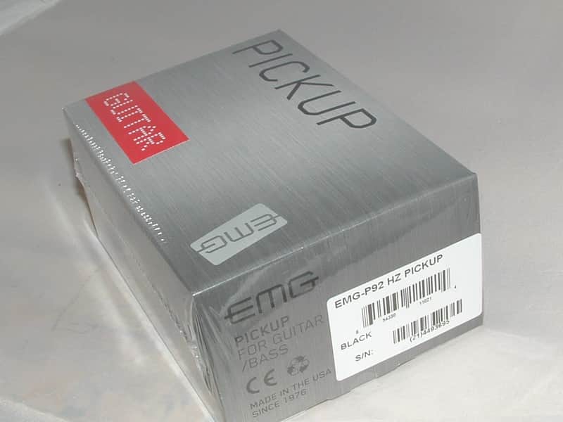 EMG P92HZ Passive P-90 Sized Humbucker (Black) New with Warranty image 1